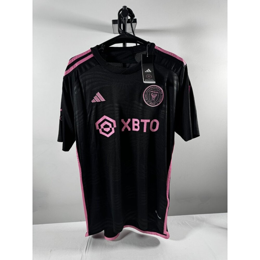 Inter Miami Messi #10 Jersey Black 2023 Adidas AEROREADY Size XL BNWT Slim Fit